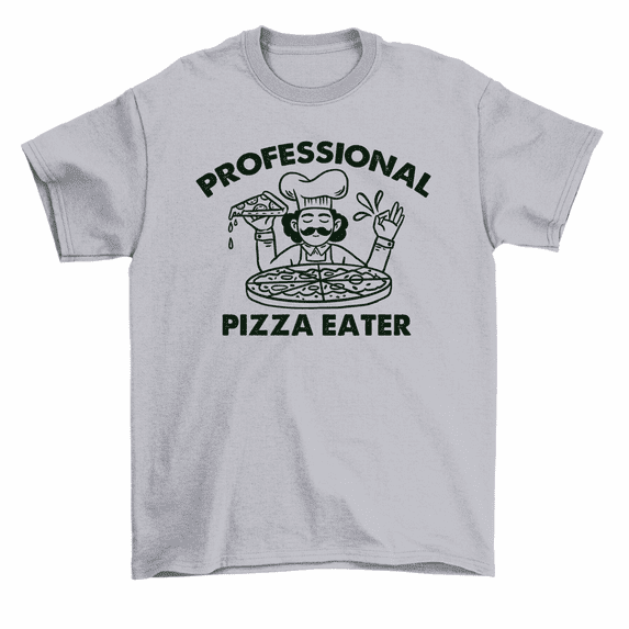 Professional Pizza Eater Pizza Lover T-Shirt Men Women Unisex