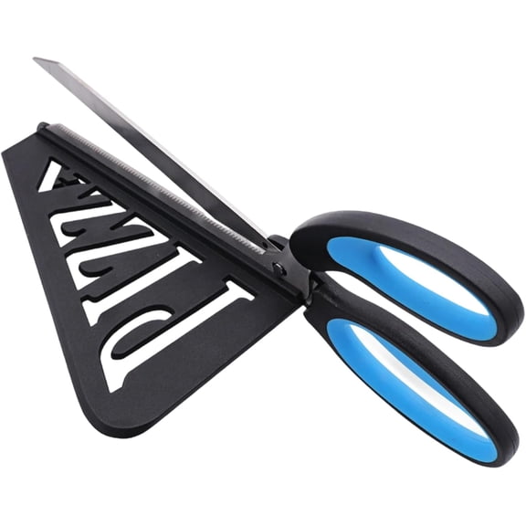 Professional Pizza Shears, Heavy-Duty Kitchen Scissors, 12.99in Cutter with Easy Cleaning, Stainless Steel Utensil with Ergonomic Handle, Pizza Tool with Design,