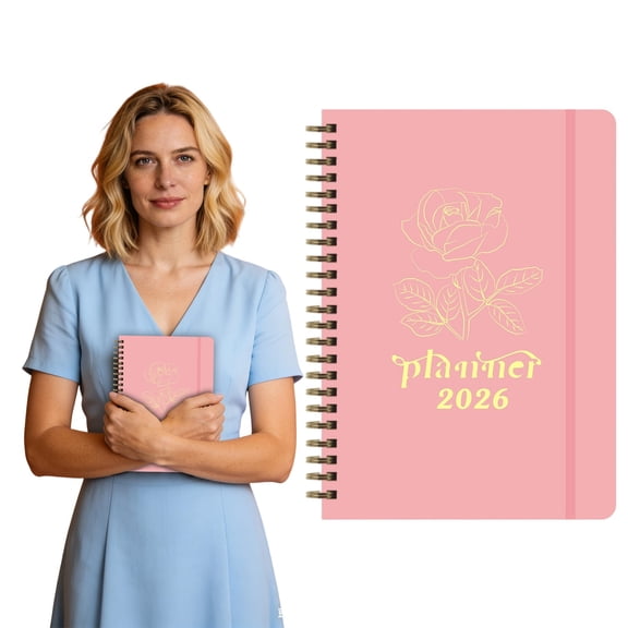 Professional Planner Notebook Daily Notebook Notebook High Quality Easy Use for Home Use - Silver Organized Daily Planner
