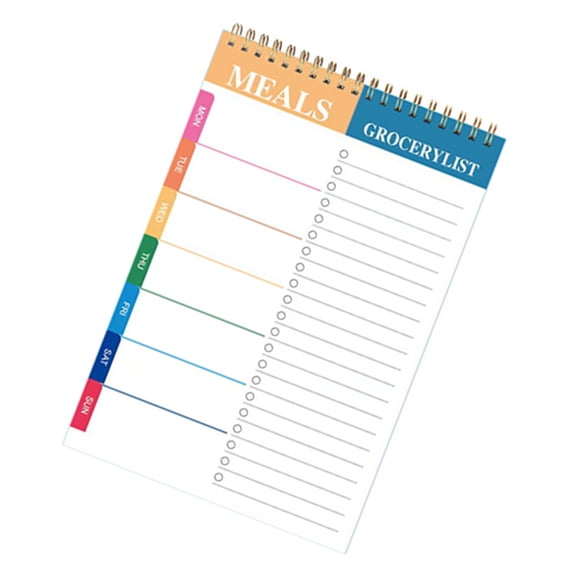 Professional Planner Notebook With 100 Pages Wide Lined Twin Coil Binding Daily Planner Notepads For Daily Scheduling