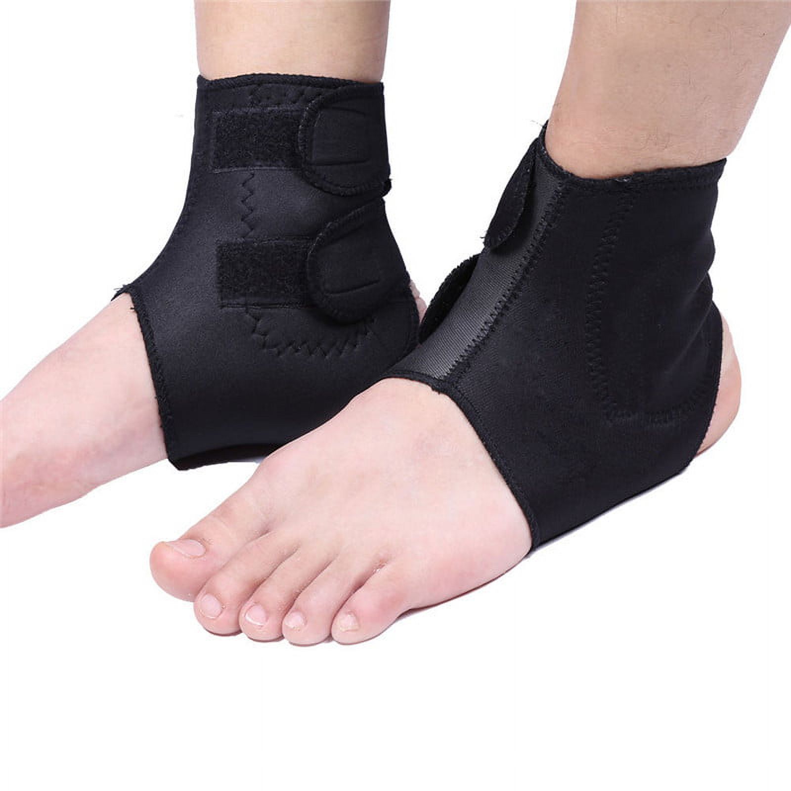 Professional Plantar Fasciitis Foot Sleeve with Compression Straps Adjustable Selfheating Ankle