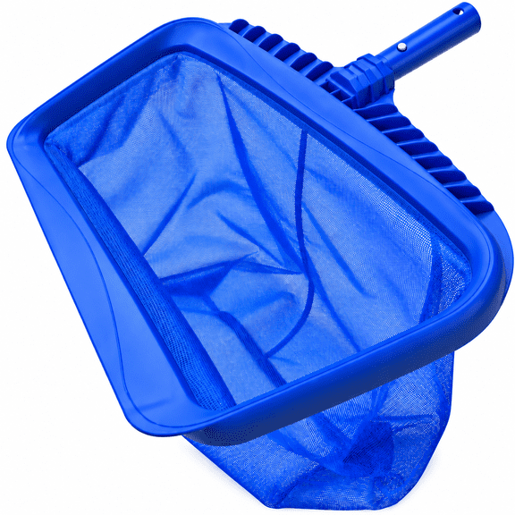 GAZILY® Pool Skimmer Net, 19.7-Inch Wide Deep Bag Pool Leaf Skimmer with Fine Polyester Mesh and Reinforced Frame, Lightweight Swimming Pool Cleaning Net for Leaves, Insects and Floating Debris