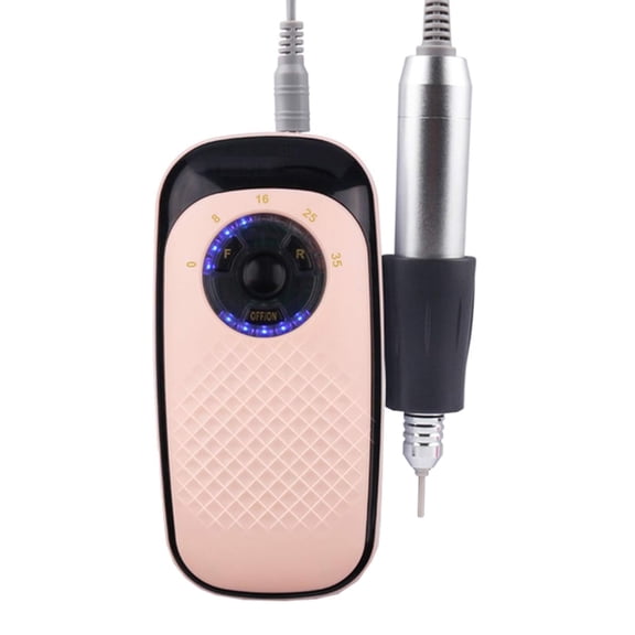 Professional Portable Nail Drill Kit Rechargeable Nail Machine Electric Cordless E-File Nail Drill Set with 7 Nail Bits, Manicure Pedicure Tool