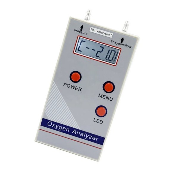 Professional Portable O2 Analyzer Concentration Meter 21%-95.6% Gas Detector
