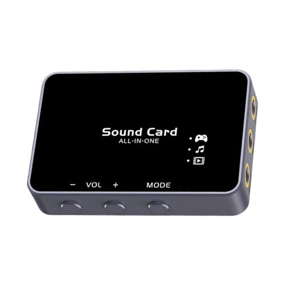 Professional Portable Sound Card Type C Docking Station With Virtual 7.1 Surround For PC Laptop And Mobile Devices