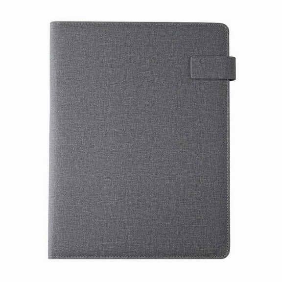 Professional Portfolio Binder | A4 Document Organizer with Zipper Closure | Multi-Functional Padfolio for Business Meetings, Conferences & Office Use | Fabric File Folder for Contracts, Proposals