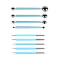 thumbnail image 1 of Professional Pottery Tool Set 9Pcs Double Ended Pottery Clay Texturing and Dotting Tool for Ceramic Carving, 1 of 10