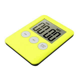Taylor Precision 5839N Digital Timer, 4 Event Channel, 4.5' x 6.25', 10  -Hour for Commercial Kitchens, Yellow