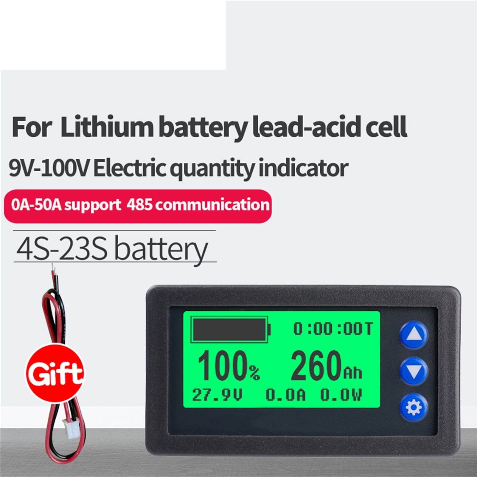 Professional Precision Battery Capacity Tester Voltage And Current ...