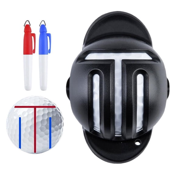 Professional Precision Golf Ball Marker Set, Upgrade Your Golf Accessories with Marking Stencils and Vibrant Colors, Perfect Golf Ball Line Marker Tool