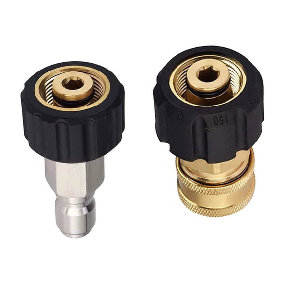 Professional Pressure Washer Coupling Rustproof Connection Daily Pressure Washer Adapter Set Quick Connection M22 14mm