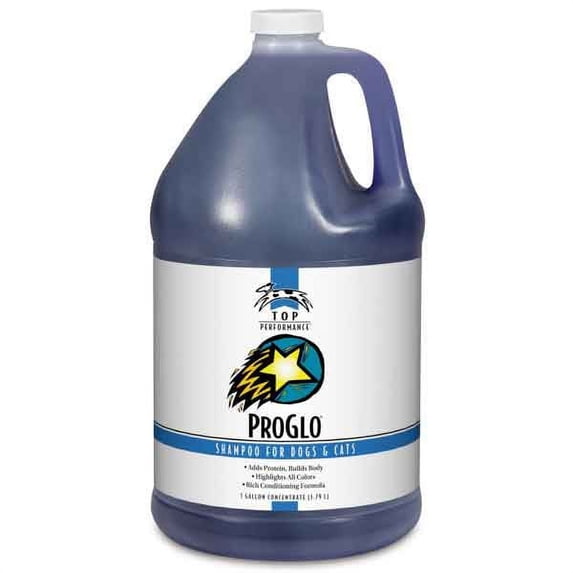 Professional Pro Glo Dog & Cat Shampoo Safe Protein Rich Formula Biodegradable (Gallon)