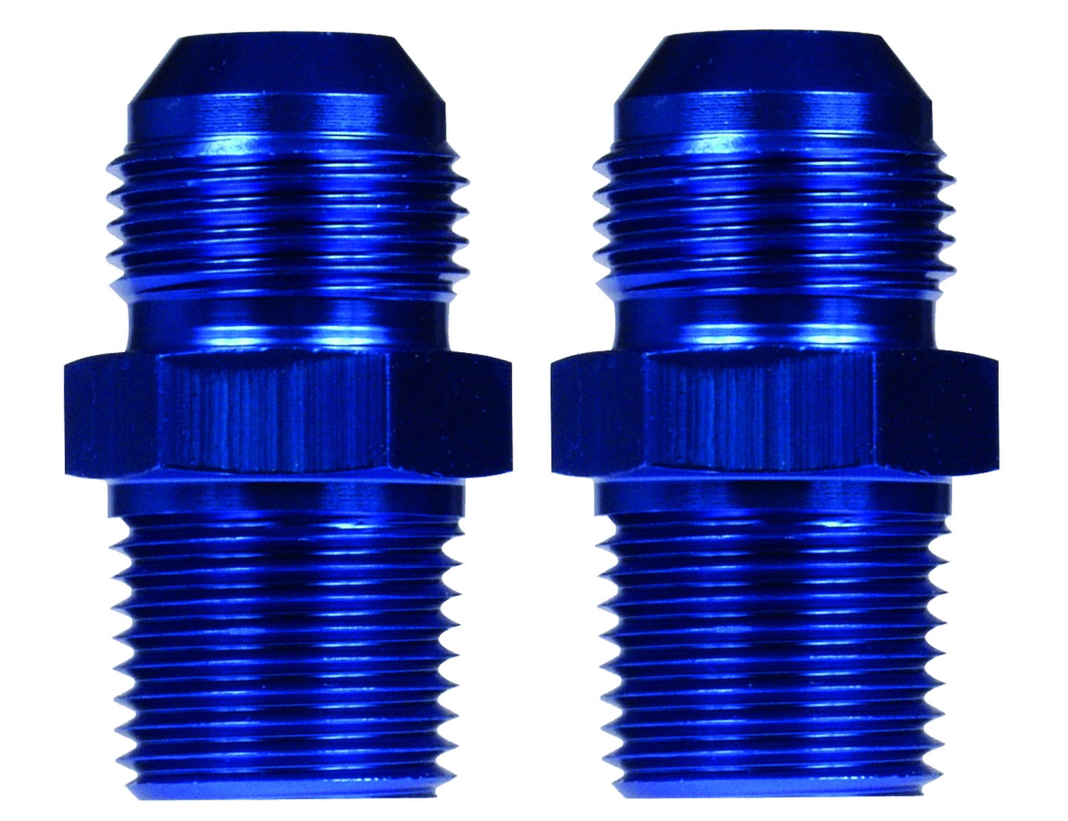 Professional Products Powerflow Fuel Filter Adapter Fitting; 1/2 in. NPT 10AN; Flare To Pipe