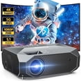 thumbnail image 1 of FUDONI Projector with WiFi and Bluetooth, Native 1080P Outdoor Movie Projectors 4k Supported, Highlight Portable Home Theater Projector Max 300", 1 of 9