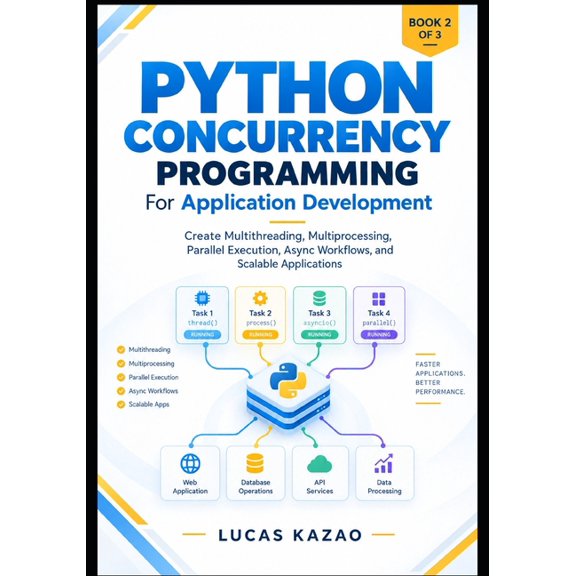 The Professional Python Systems Developm Python Concurrency Programming For Application Development: Create Multithreading, Multiprocessing, Parallel Execution, , Book 2, (Paperback)