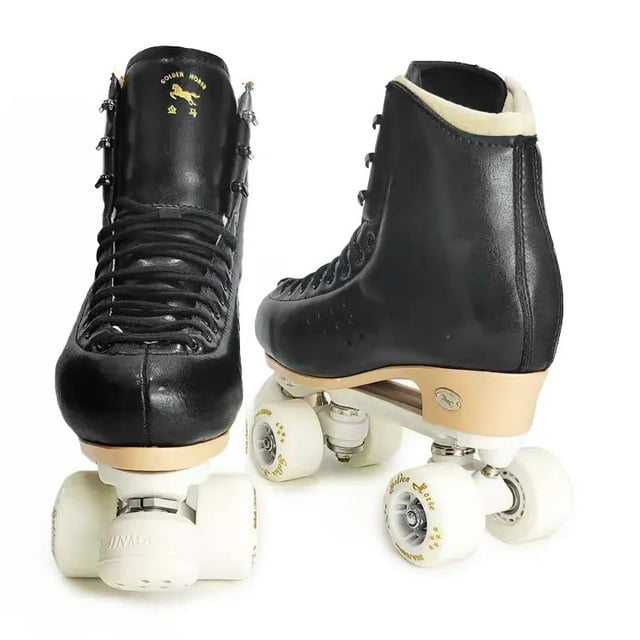 Professional Quad Roller Skates Original Golden Horse Double Row Wheel