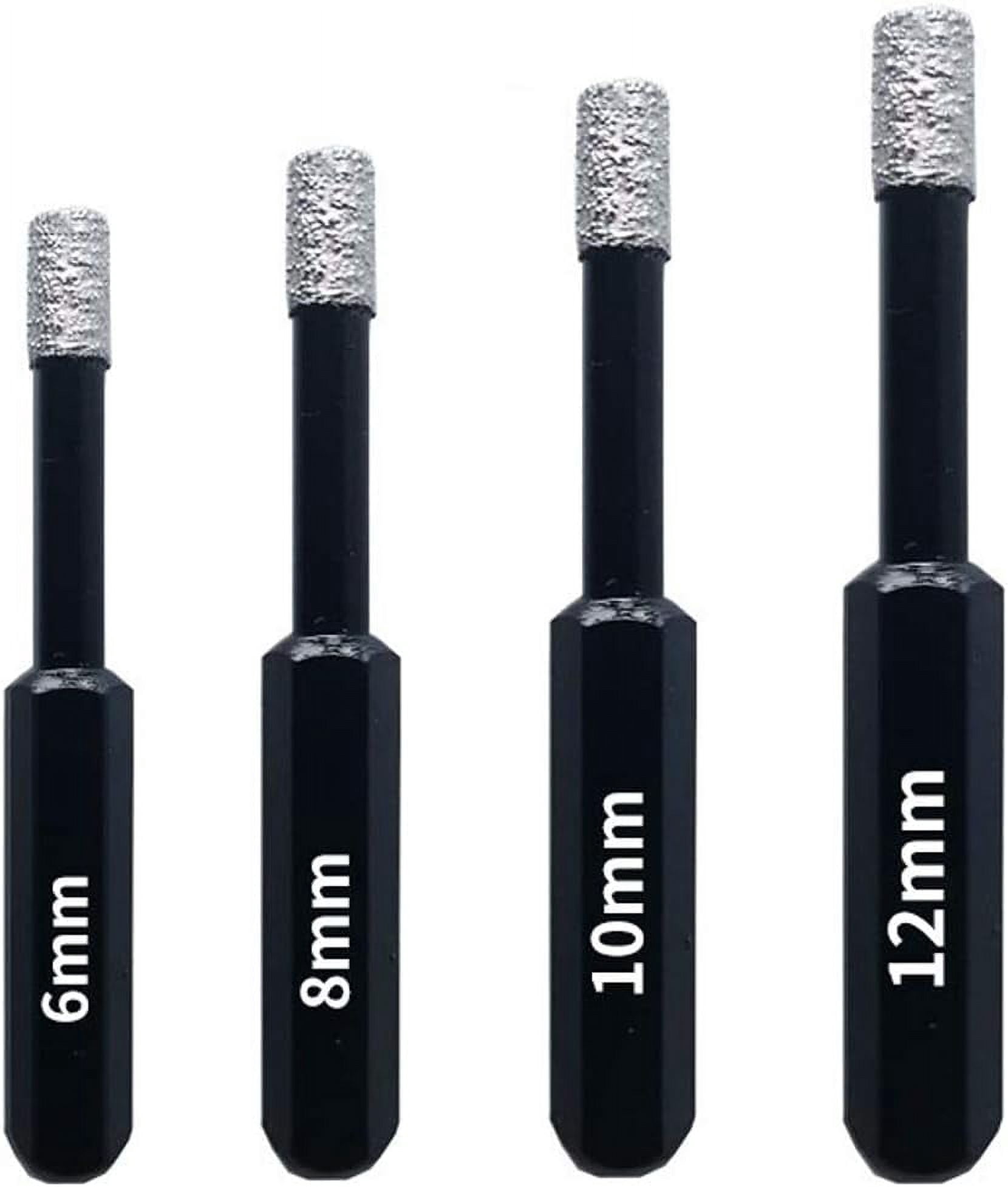 1 Inch Diamond Hole Saw Set – 2-Pack 25mm Dry/Wet Tile Drill Bits For Porcelain, Ceramic, Marble