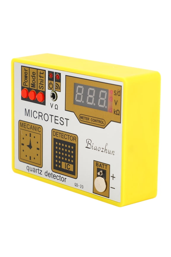 Professional Quartz Watch Movement Tester and Watch Battery Pulse Checker Demagnetizer Timing Machine for Home Watchmaker Repair, 4.7 x 3.9 Inches