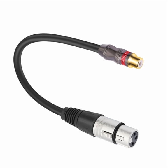 Professional RCAs to 3Pin Female Sound Adapters Cable for Studio Equipment