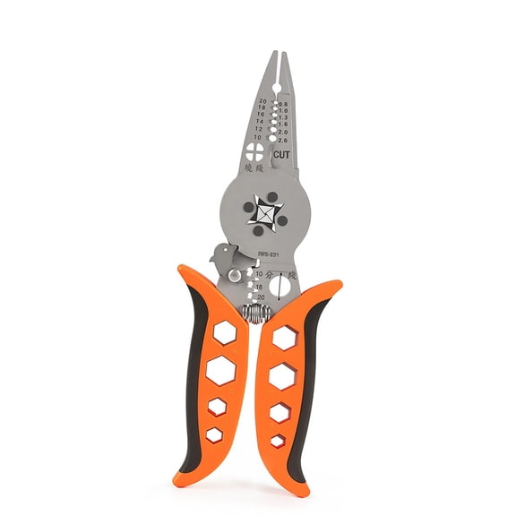 Professional RJ45 Crimping Tool With Built-in Stripper For Ethernet Cables