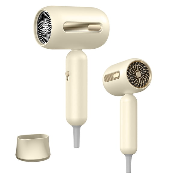 Professional Rapid-Dry Hair Dryer for Frizz Control - 1900W Ionic Blow Dryer with ALCI Safety Plug, Heat Protection Tech for Damaged Hair, Champagne Gold