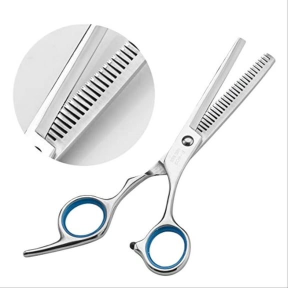 Professional Razor Edge Hair Cutting Thinning Shears Set Barber Blending & Stainless Steel Texturizing Scissors for Women, Men, Kids & Dogs TIKA