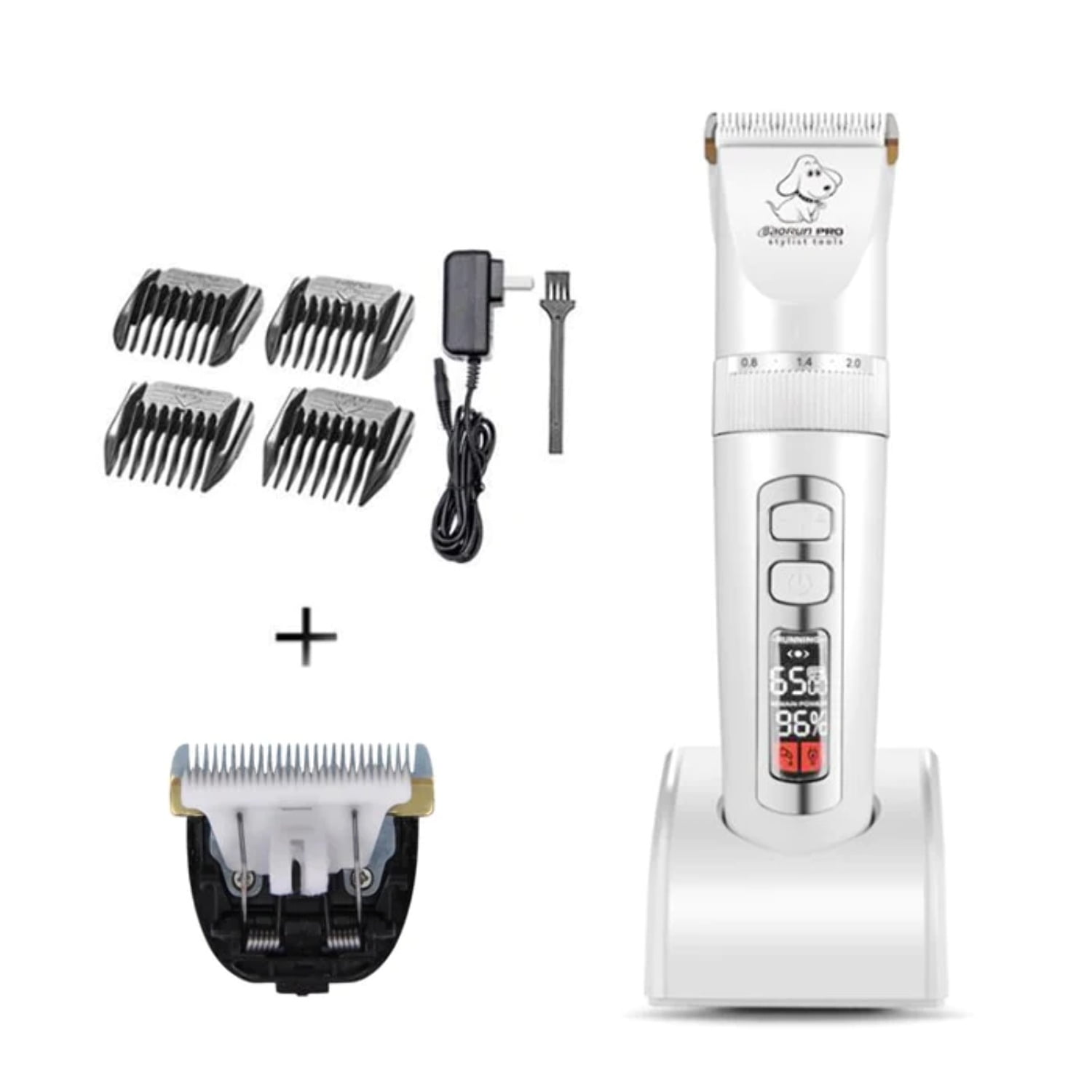 Professional Rechargeable Electrical Hair Cutter Trimmer Grooming Kit