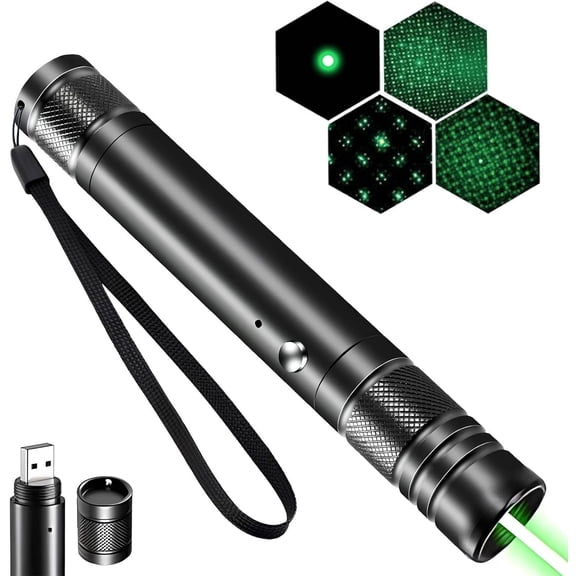 Professional Rechargeable LED Flashlight, High-Intensity Tactical Torch, Long Range for TV, LCD Screens, Office, Camping, Astronomy, Construction