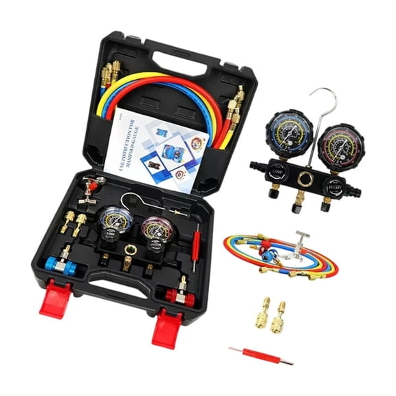 Professional Refrigerants Charging System Accurate Pressure Measure for R22 R134
