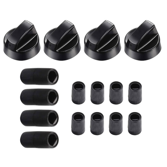 Professional Repair Knobs Replacement Knob Set ABS Texture for Oven Stove Range