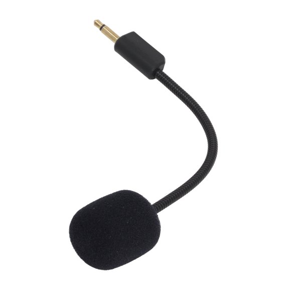 Professional Replacement 3.5mm Gaming Headset Microphone Omnidirectional Audio Mic (5.9 inches / 15 cm, 0.28 oz / 8 g)