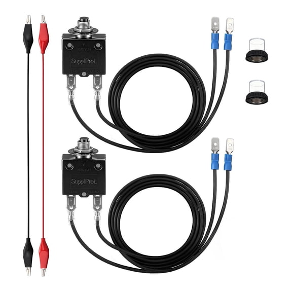 Professional Resets Circuit Protect Fuses Tester Set with 3A & 5amp Fuses Upgrades for HVAC Systems & Electrical Diagnostics