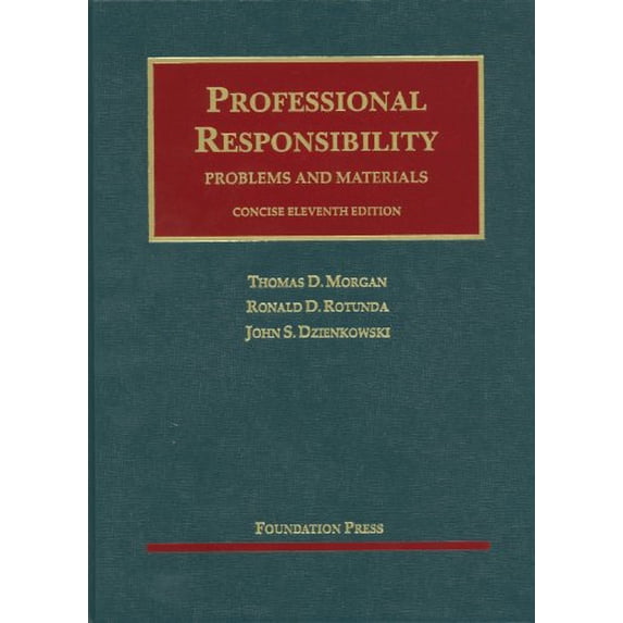 Pre-Owned Professional Responsibility, Concise 11th: Problems and Materials Paperback