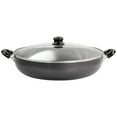 Professional Results 16 in. Aluminum Nonstick Stovetop Deep Frying Pan