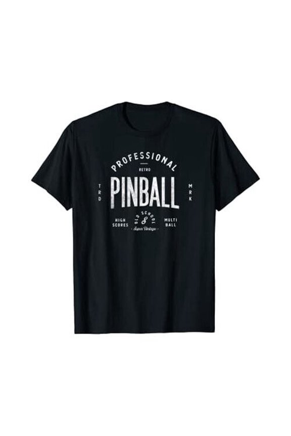 Professional Retro Pinball Old School Vintage T-Shirt by Turbo Volcano *NEW*
