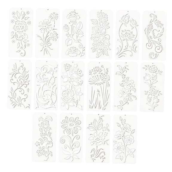 Professional Reusable Art Stencil Template Precisions Cut Shape Template Crafting Tool Set For Creative Design Projects