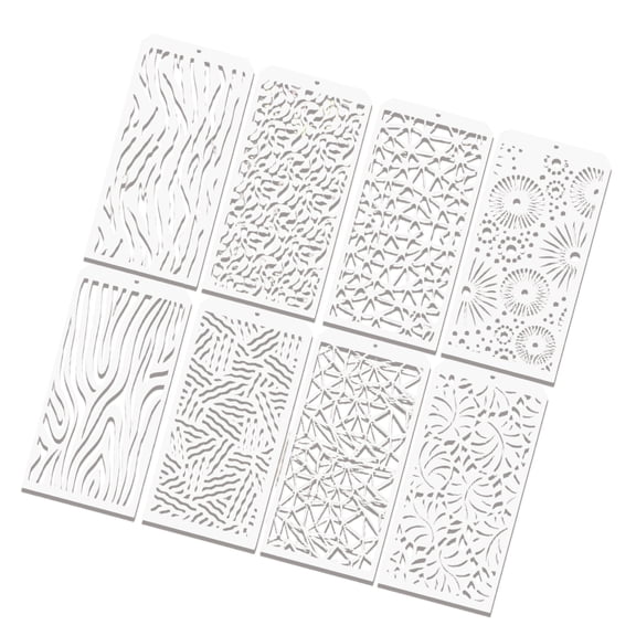 Professional Reusable Art Stencil Template Precisions Cut Shape Template Crafting Tool Set For Creative Design Projects