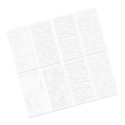 Professional Reusable Art Stencil Template Precisions Cut Shape Template Crafting Tool Set For Creative Design Projects