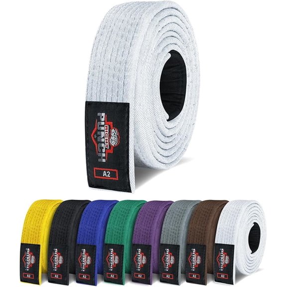 Professional Rightpunch Martial Arts Belts - Premium BJJ, Karate & Judo Gear for All Ages and Ranks