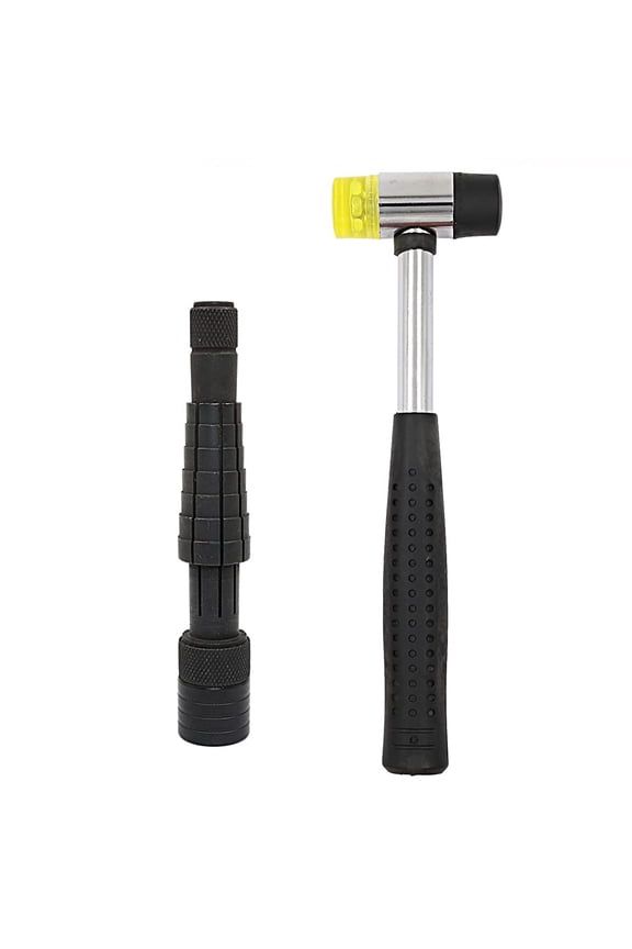 Professional Ring Stretcher & Rubber Mallet Set  Jewelry Ring Size Enlarger Tool for Gold, Silver, Platinum Rings, Easy Operation for Jewelers & DIY Enthusiasts