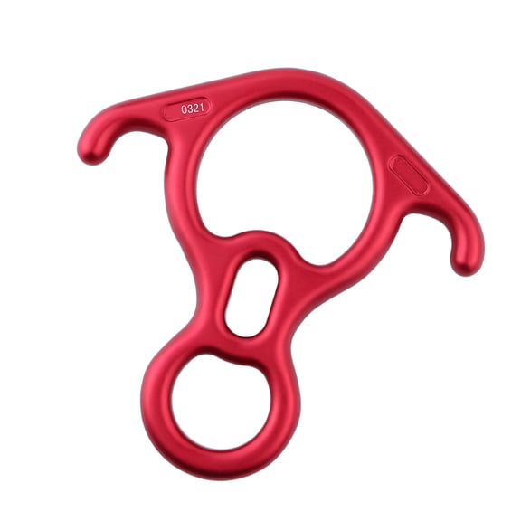 Professional Rock Climbing Equipment Figures 8 Descender For Safe And Controlled Descent In Mountaineering Environment