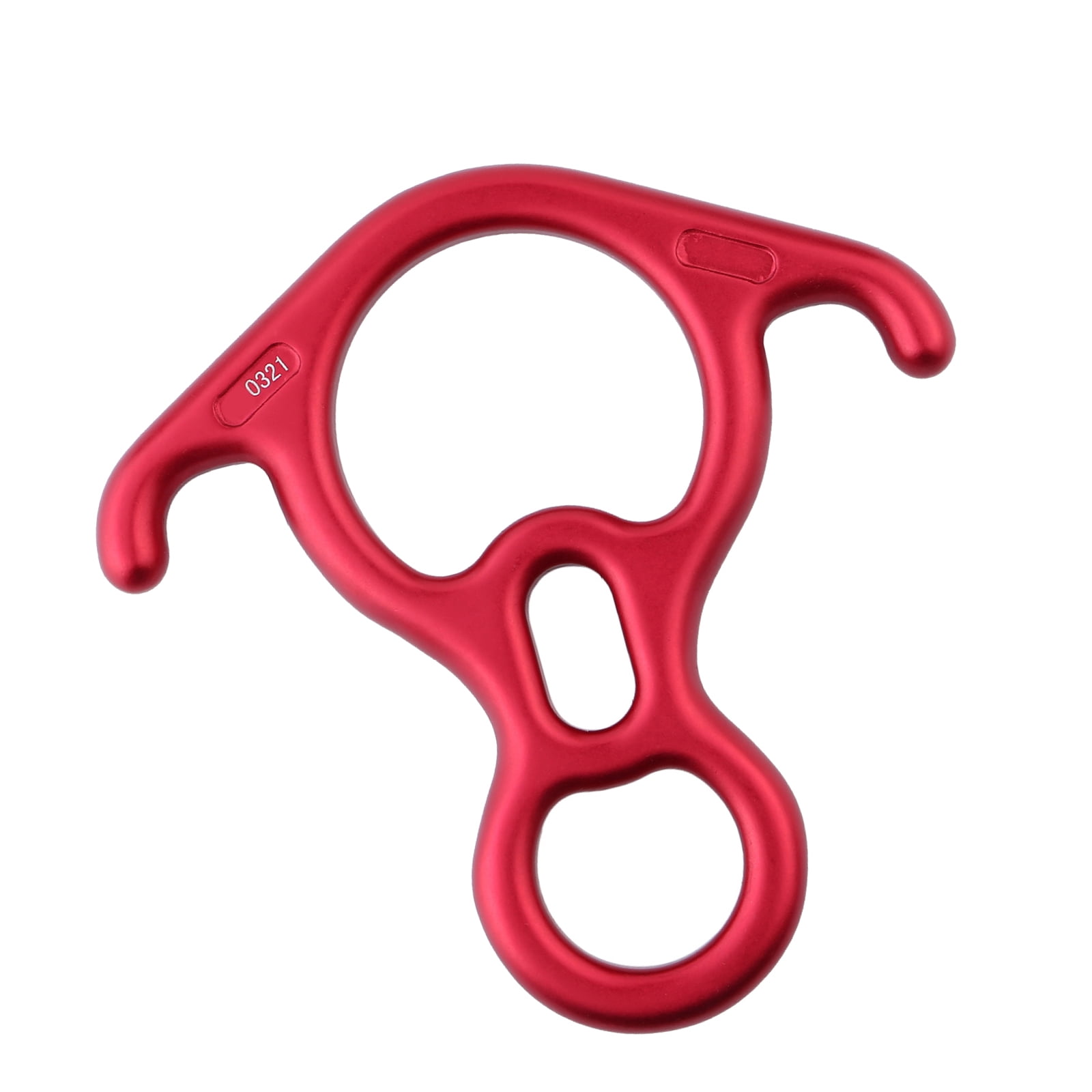 Professional Rock Climbing Equipment Figures 8 Descender For Safe And Controlled Descent In Mountaineering Environment