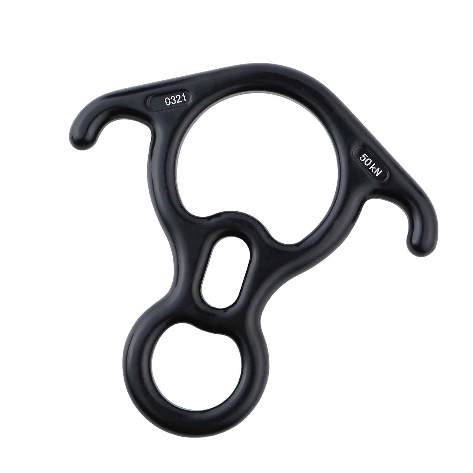 Professional Rock Climbing Equipment Figures 8 Descender For Safe And Controlled Descent In Mountaineering Environment