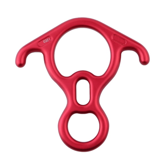 Professional Rock Climbing Equipment Figures 8 Descender For Safe And Controlled Descent In Mountaineering
