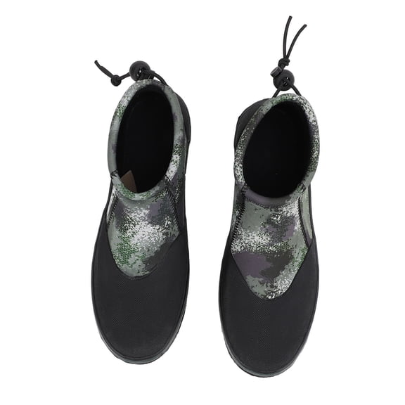 Professional Rock Fishing Shoes Non Slip Felt Sole Hunting Wading Boots with Steel Nails Men Women, OD Green Size 12 (12 inches / 30.5 cm)