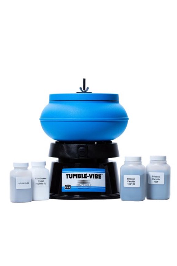 Tumble-Vibe 10 Vibratory Tumbler with 4-Step Grit & Bowl Kit