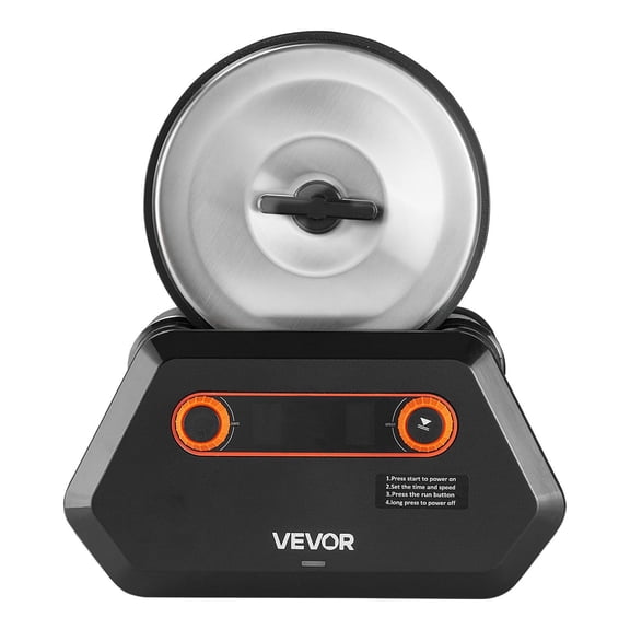 Professional Rock Tumbler Kit 3lb Barrel, 4 Speeds, 9-Day Timer with Gems & Grits