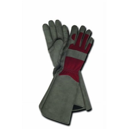 Professional Rose Pruning Thornproof Gardening Gloves with Extra Long Forearm Protection for Women (TE195T) - Puncture Resistant, Medium (1 Pair)