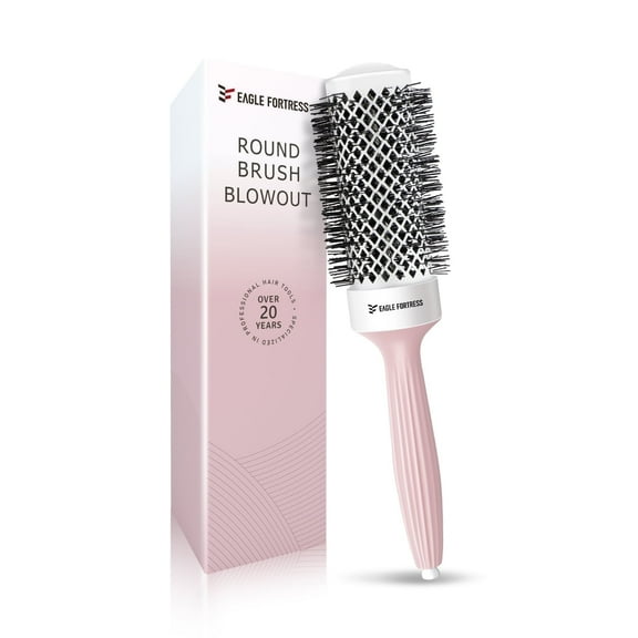 Eagle Fortress Round Hair Brush-Ceramic Ionic for Blowouts & Styling- 1.69 inch