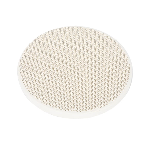 Professional Round Honeycomb Soldering Block - Heat Resistant Clay Firebrick Welding Board for Jewelry Making, 5.3 x 0.5 inches / 13.5 x 1.2 cm